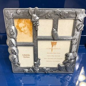 Vintage Connoisseur Silver Baby Photo Frame